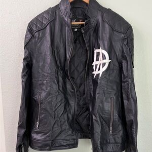Dean Ambrose WWE replica Black Leather Jacket w/ tags